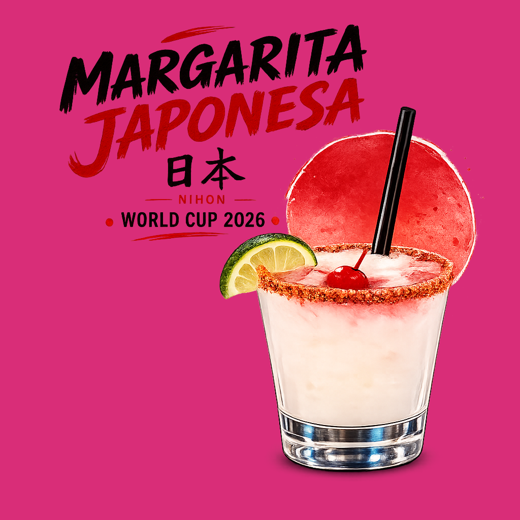 Japan World Cup Margarita Concept by Old and New Cocktails