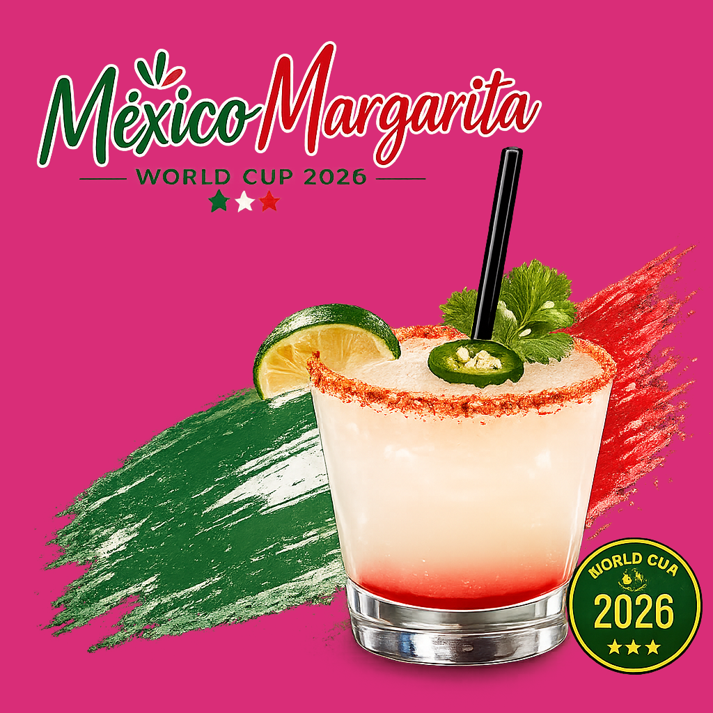 Mexico World Cup Margarita Concept by Old and New Cocktails